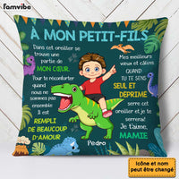 Personalized Gift For Grandson French Hug This Pillow 30719 thumb 1