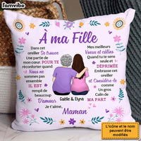 Personalized Gift For Daughter French À Ma Fille Pillow 30746 thumb 1