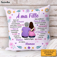 Personalized Gift For Daughter French À Ma Fille Pillow 30746 thumb 1