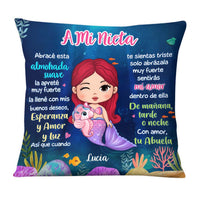 Personalized Gift For Granddaughter Mermaid Spanish Pillow 30748 thumb 1