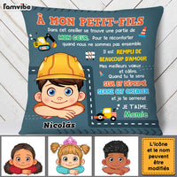 Personalized Gift For Grandson Construction Hug This French Pillow 30752 thumb 1