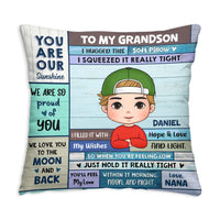Personalized Gift For Grandson Hug This Pillow 30760 thumb 1