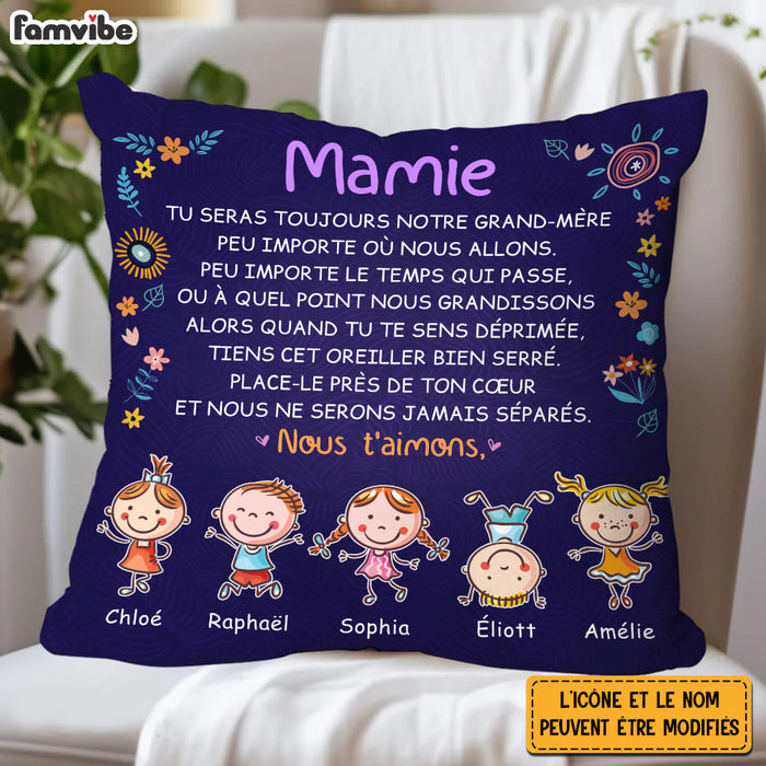 Personalized Gift For Grandma French Grand-mère Pillow 30764 1