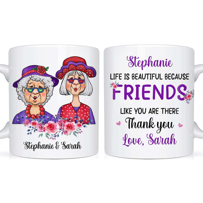 Personalized Gift For Friends Life Is Beautiful Mug 30775 1