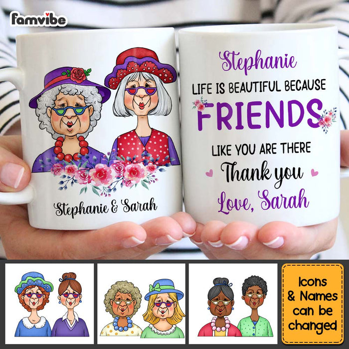 Personalized Gift For Friends Life Is Beautiful Mug 30775 1