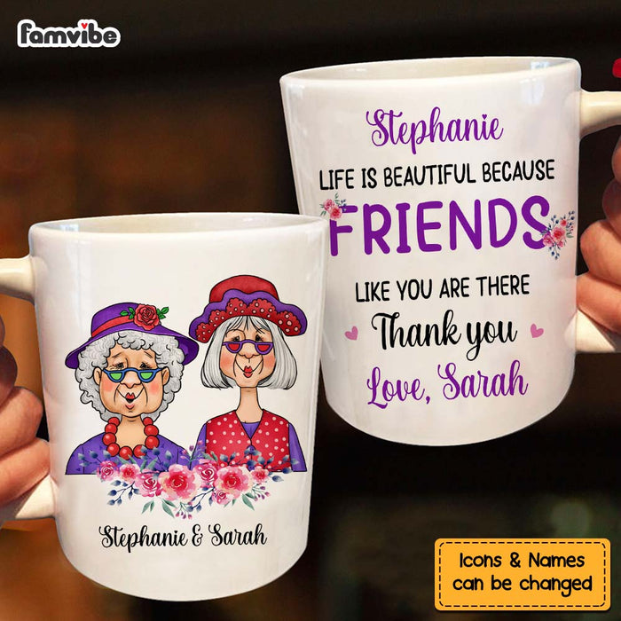 Personalized Gift For Friends Life Is Beautiful Mug 30775 1