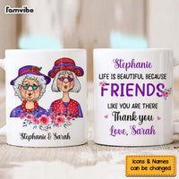 Personalized Gift For Friends Life Is Beautiful Mug 30775 thumb 1
