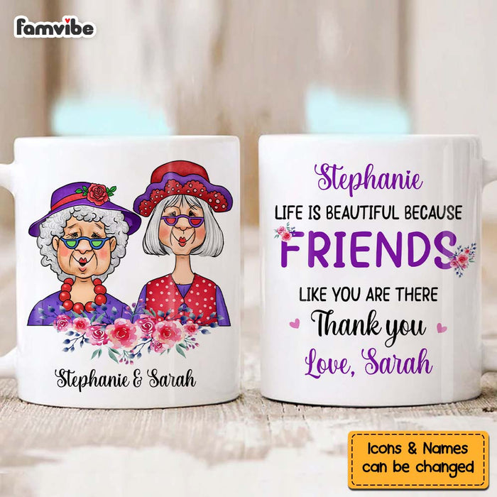 Personalized Gift For Friends Life Is Beautiful Mug 30775 1
