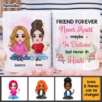 Personalized Gift For Friends Never Apart Mug 30778 thumb 1