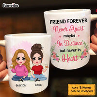 Personalized Gift For Friends Never Apart Mug 30778 thumb 1