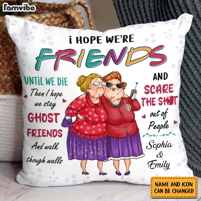 Personalized Gift For Old Friends Sisters Pillow 30783 1