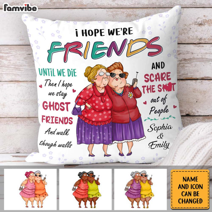 Personalized Gift For Old Friends Sisters Pillow 30783 1