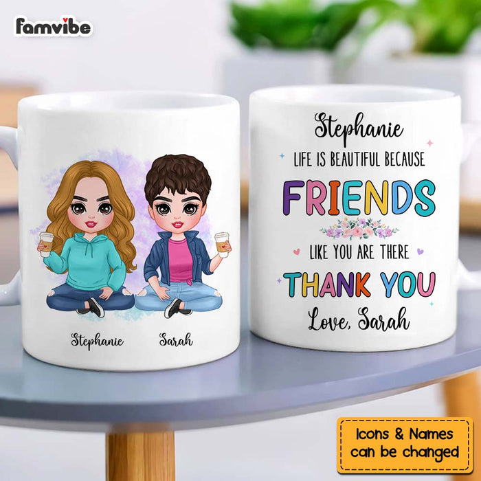 Personalized Gift For Friends Like You Are There Mug 30786 1