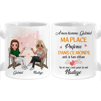 Personalized French Couples Gift Ma Place Préférée Dans Ce Monde Mug 30792 thumb 1