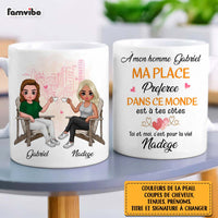 Personalized French Couples Gift Ma Place Préférée Dans Ce Monde Mug 30792 thumb 1