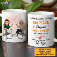 Personalized French Couples Gift Ma Place Préférée Dans Ce Monde Mug 30792 thumb 1