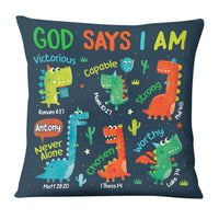 Personalized Gift For Grandson God Says I Am Pillow 30799 thumb 1
