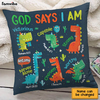 Personalized Gift For Grandson God Says I Am Pillow 30799 thumb 1
