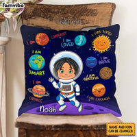 Personalized Astronaut Grandson Gift I Am Kind Pillow 30800 thumb 1