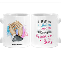 Personalized Couple Gift I Met You I Liked You I Loved You Mug 30802 thumb 1