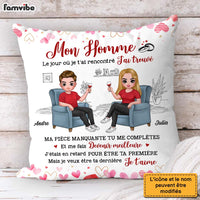 Personalized Gift For Couple The Day I Met You French Pillow 30815 thumb 1