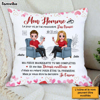 Personalized Gift For Couple The Day I Met You French Pillow 30815 thumb 1