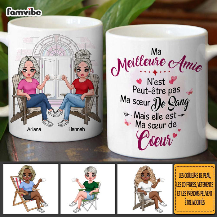 Personalized Friend Gift French Ma Sœur De Cœur Mug 30823 1