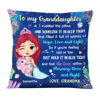 Personalized Gift For Granddaughter Hug This Mermaid Pillow 30830 thumb 1