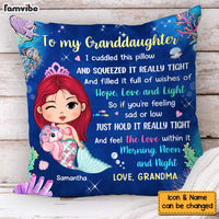 Personalized Gift For Granddaughter Hug This Mermaid Pillow 30830 thumb 1