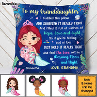 Personalized Gift For Granddaughter Hug This Mermaid Pillow 30830 thumb 1