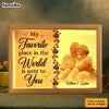 Personalized Couples Gift Upload Photo My Favorite Place In The World Picture Frame Light Box 31300 1