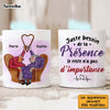 Personalized French Couple Gift Juste Besoin De Ta Présence Mug 30849 1