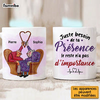 Personalized French Couple Gift Juste Besoin De Ta Présence Mug 30849 thumb 1
