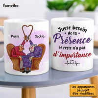 Personalized French Couple Gift Juste Besoin De Ta Présence Mug 30849 thumb 1