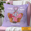 Personalized French Couple Gift Viens On S'aime, Mais Genre Pour Toute La Vie Pillow 30850 1