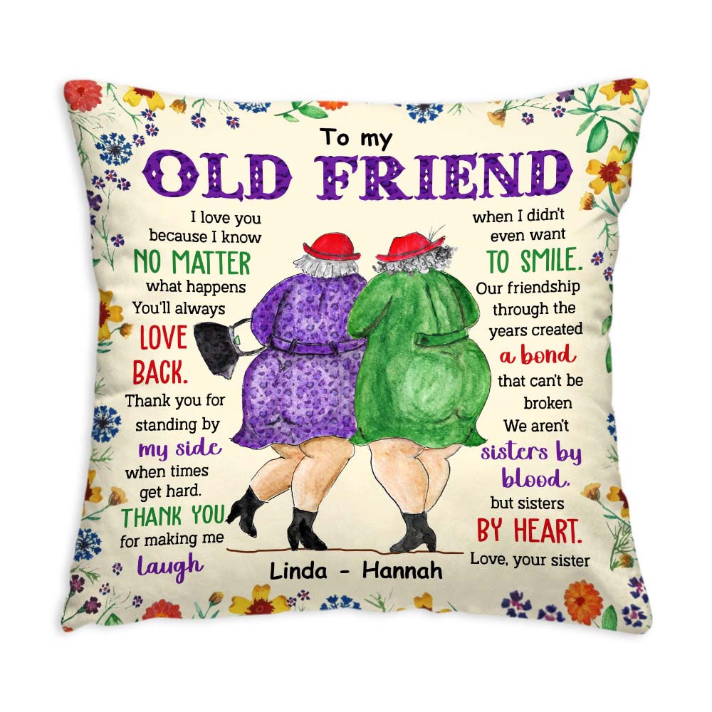 Personalized Gift For Old Friends I Love You Pillow 30856 Primary Mockup