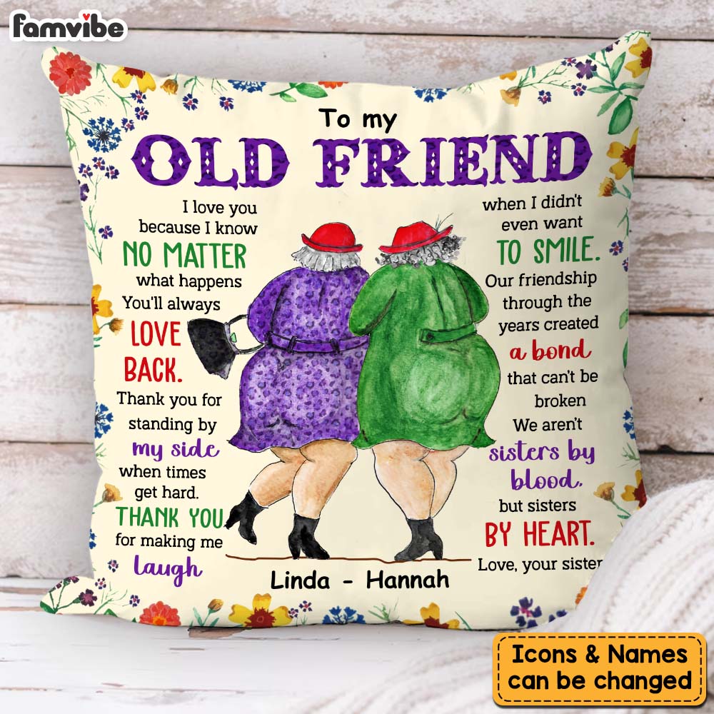 Personalized Gift For Old Friends I Love You Pillow 30856 Primary Mockup