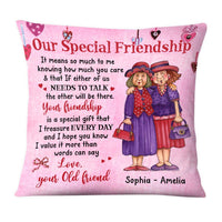 Personalized Gift For Friends Our Friendship Pillow 30860 thumb 1