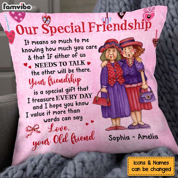 Personalized Gift For Friends Our Friendship Pillow 30860 1