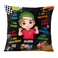 Personalized Gift For Grandson Affirmation Monster Truck Pillow 30865 thumb 1