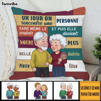 Personalized French Couple Gift Notre Plus Belle Histoire Pillow 30866 thumb 1