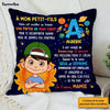 Personalized Gift For Grandson Galaxy French Hug This Pillow 30877 1