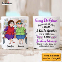 Personalized Gift For Old Friends Because Of You Mug 30882 thumb 1