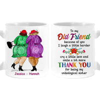 Personalized Gift For Old Friends Because Of You Mug 30885 thumb 1