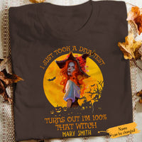 Personalized Halloween I Am That Witch T Shirt JL155 65O65 thumb 1