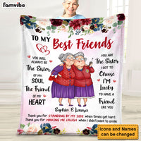Personalized Gift For Friends Sisters Thanh You For Blanket 30903 thumb 1