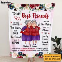 Personalized Gift For Friends Sisters Thanh You For Blanket 30903 thumb 1