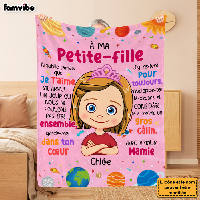 Personalized Gift For Grandson French Couverture à Mon Petit Blanket 30909 1