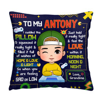 Personalized Grandson Gift To My Grandson Game Theme Pillow 30930 thumb 1
