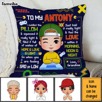 Personalized Grandson Gift To My Grandson Game Theme Pillow 30930 thumb 1